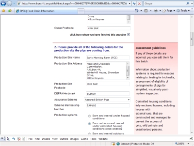 The BPEX online FCI service
